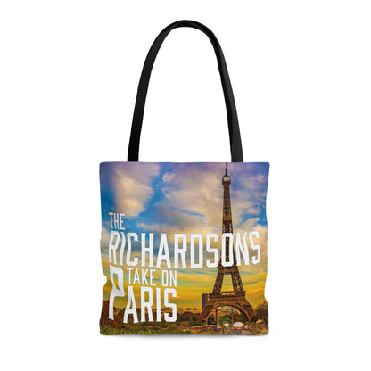 The Richardsons take on Paris - Logo - Tote Bag