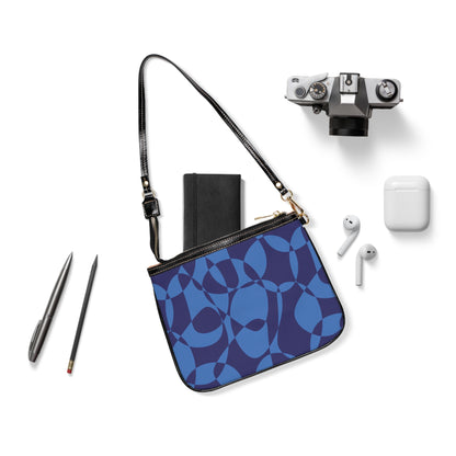 Sapphire Swirl - Azure - Small Shoulder Bag