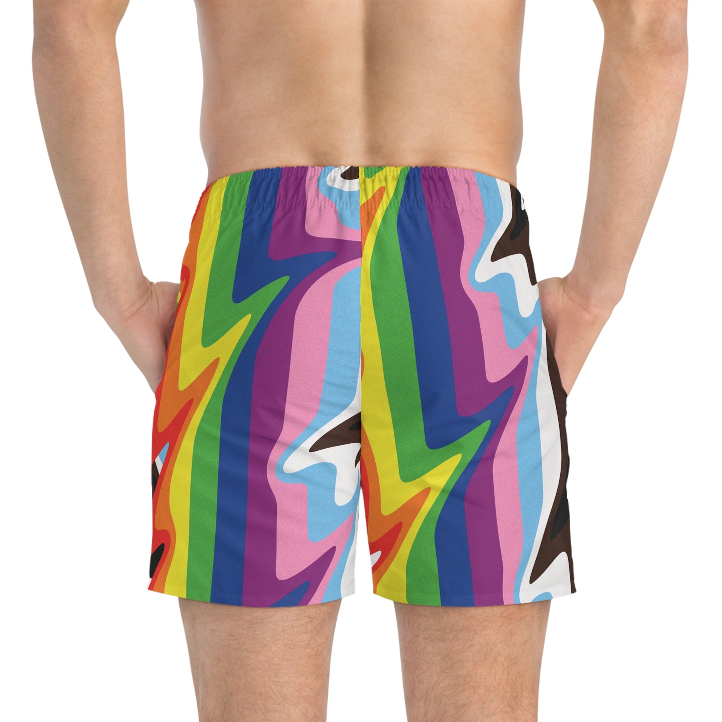 Pride2 - White ffffff - Swim Trunks