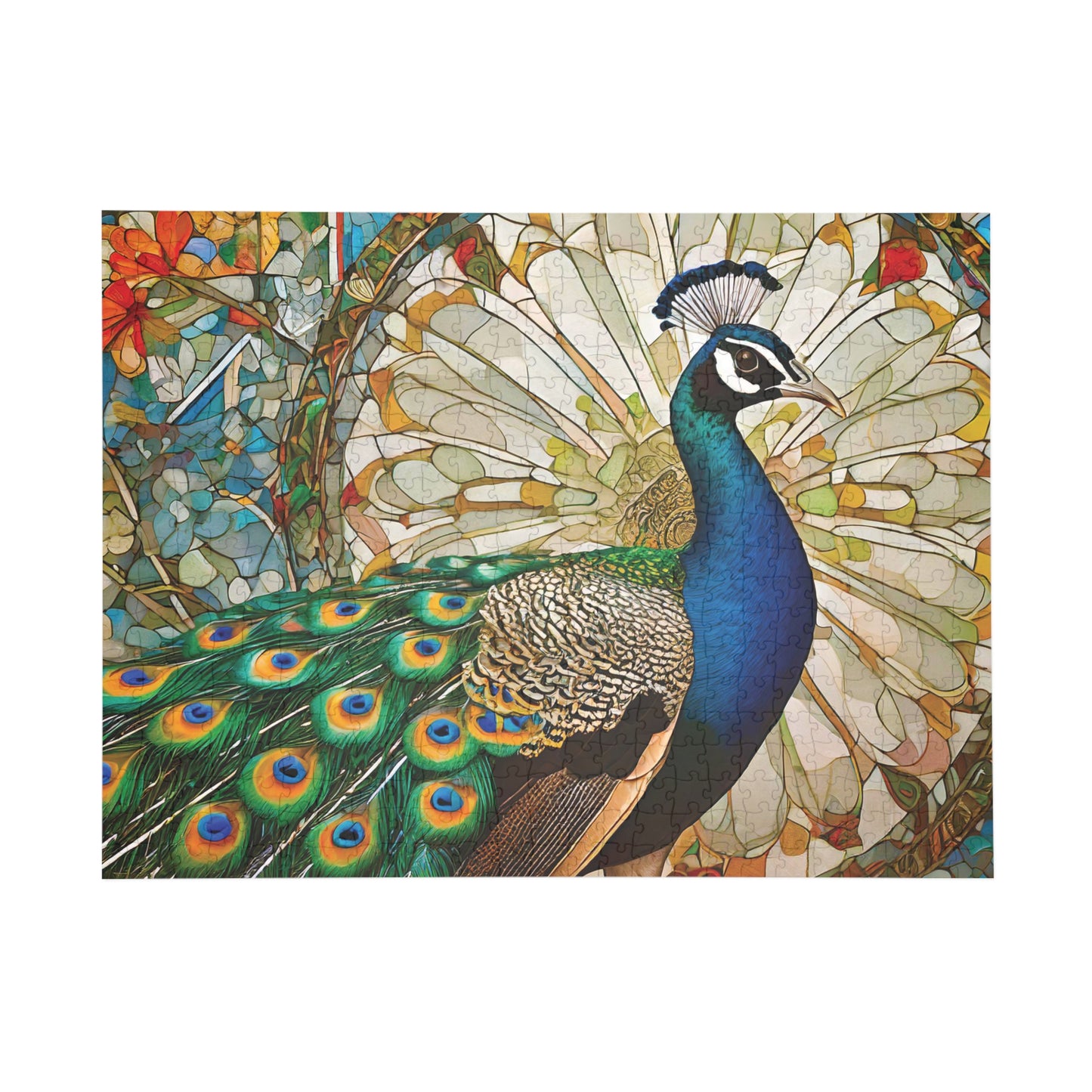 Peacock1 - Puzzle (500, 1000-Piece)