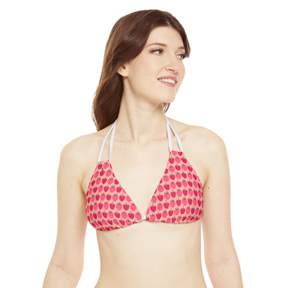 Sweet as a strawberry - Strappy Bikini Set