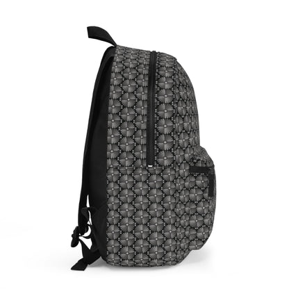 Letter Art - I - Gray - Black 000000 - Backpack