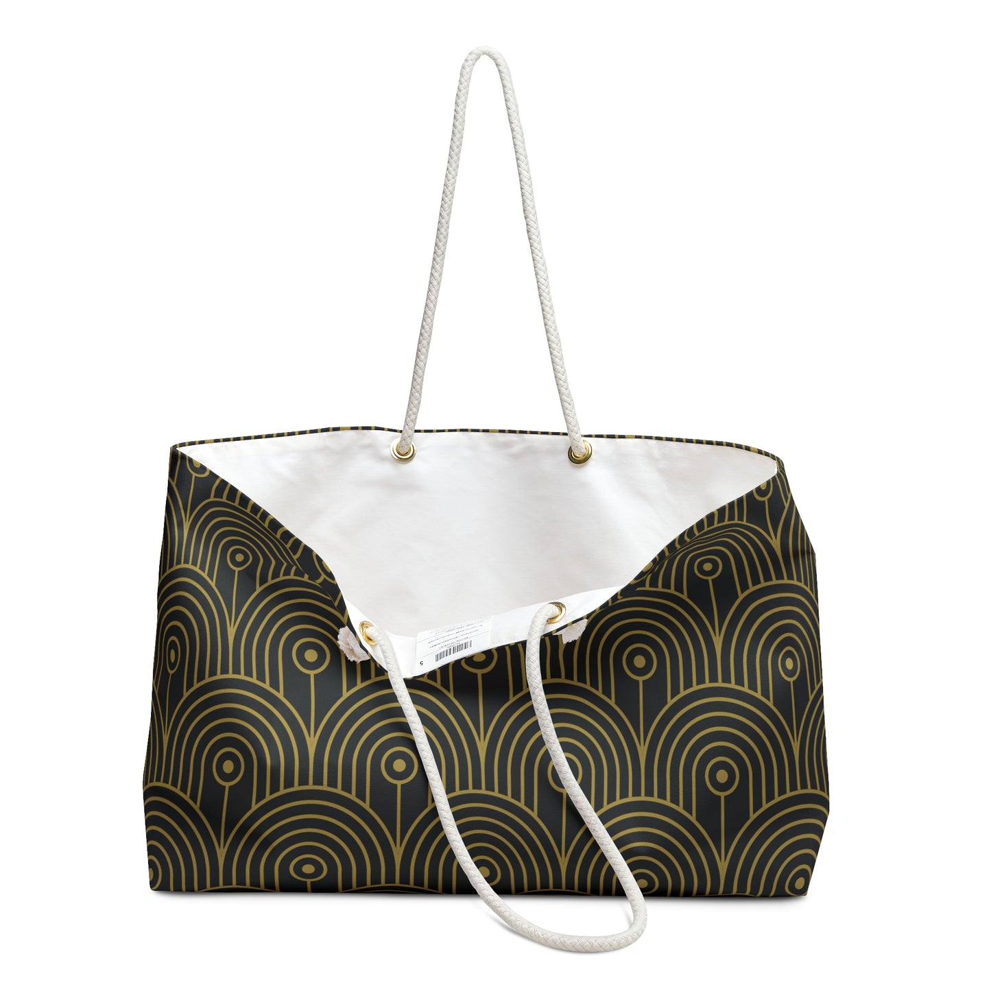 Art Deco 10 - Black 000000 - Weekender Bag