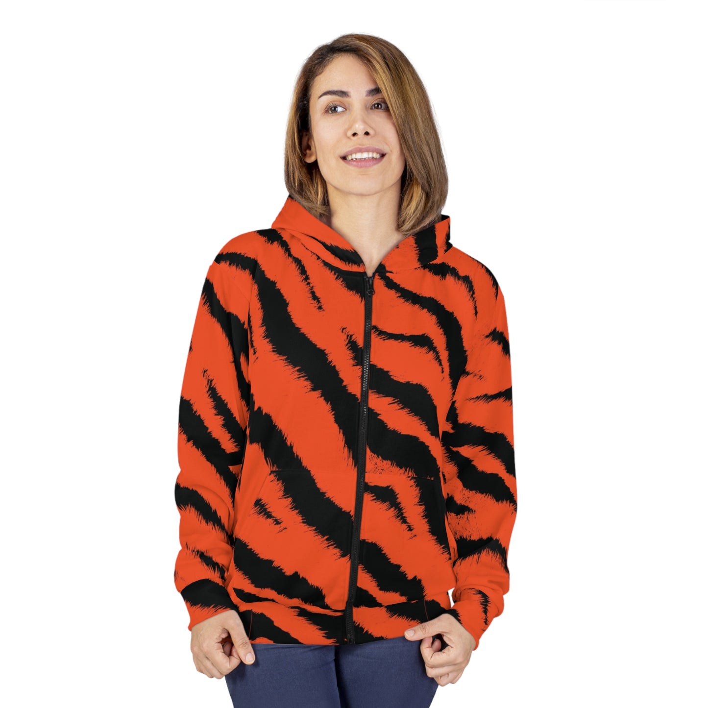 Stay warm like a Bengal - Unisex Zip Hoodie