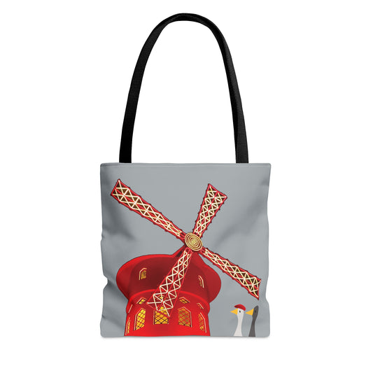 Ducks Visit Moulin Rouge - Gull Gray a5acaf - Tote Bag
