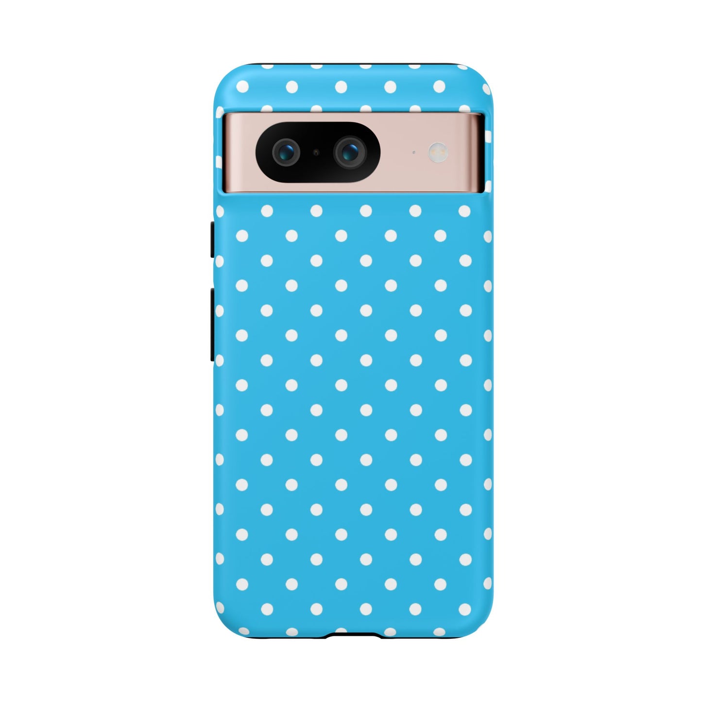 White dots on blue - Tough Cases