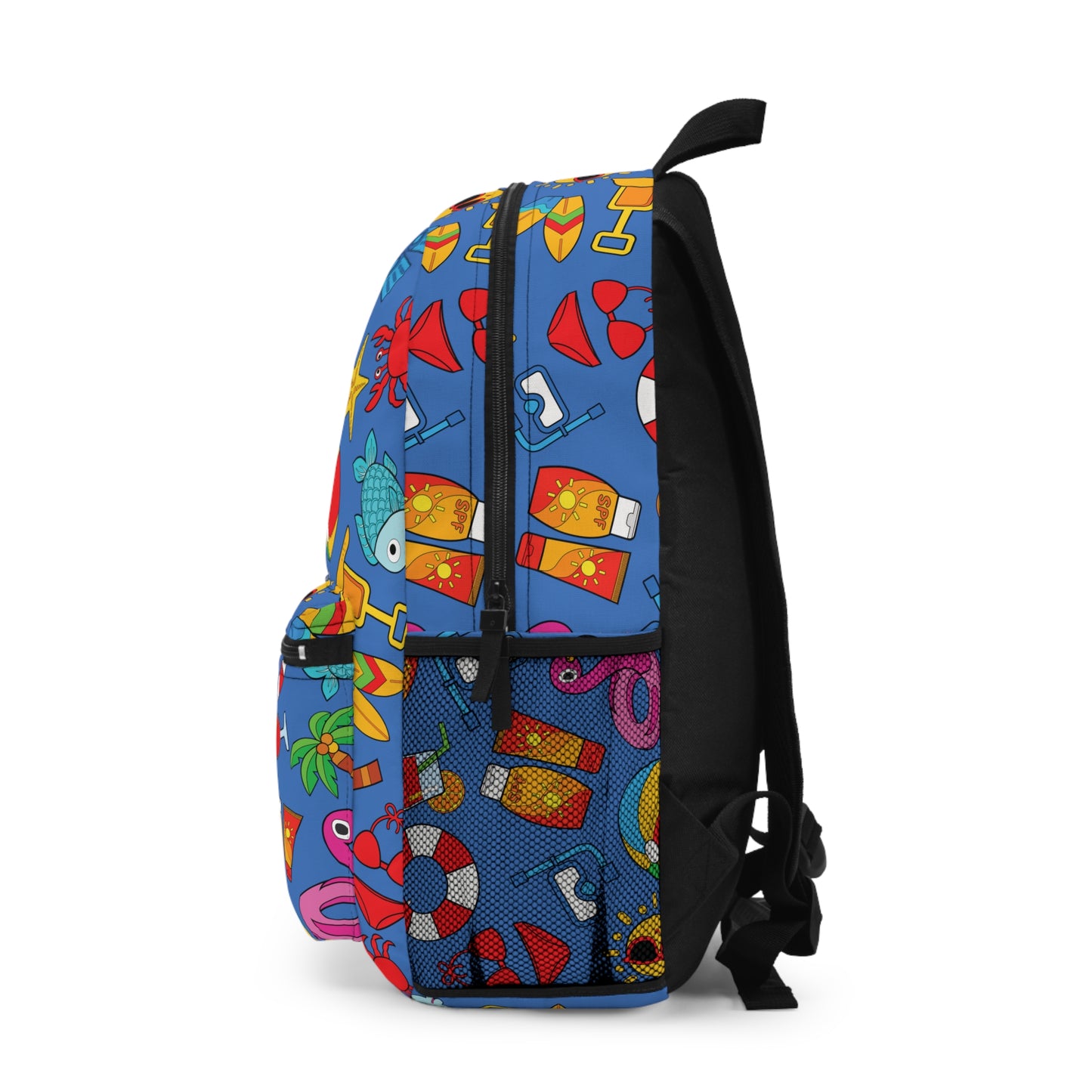 Summer Vibes - Azure 0080FF - Backpack