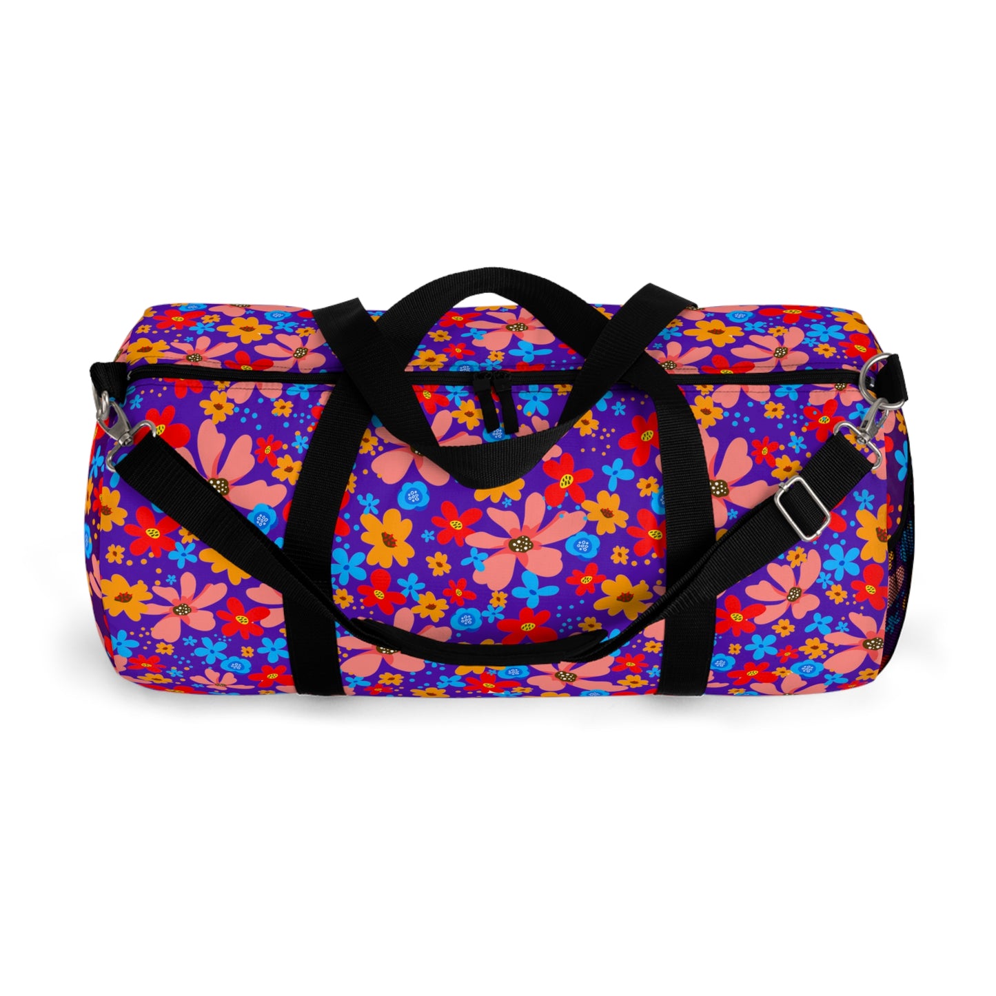 Playful Floral Print - Amarklor Violet 5412ab  - Duffel Bag