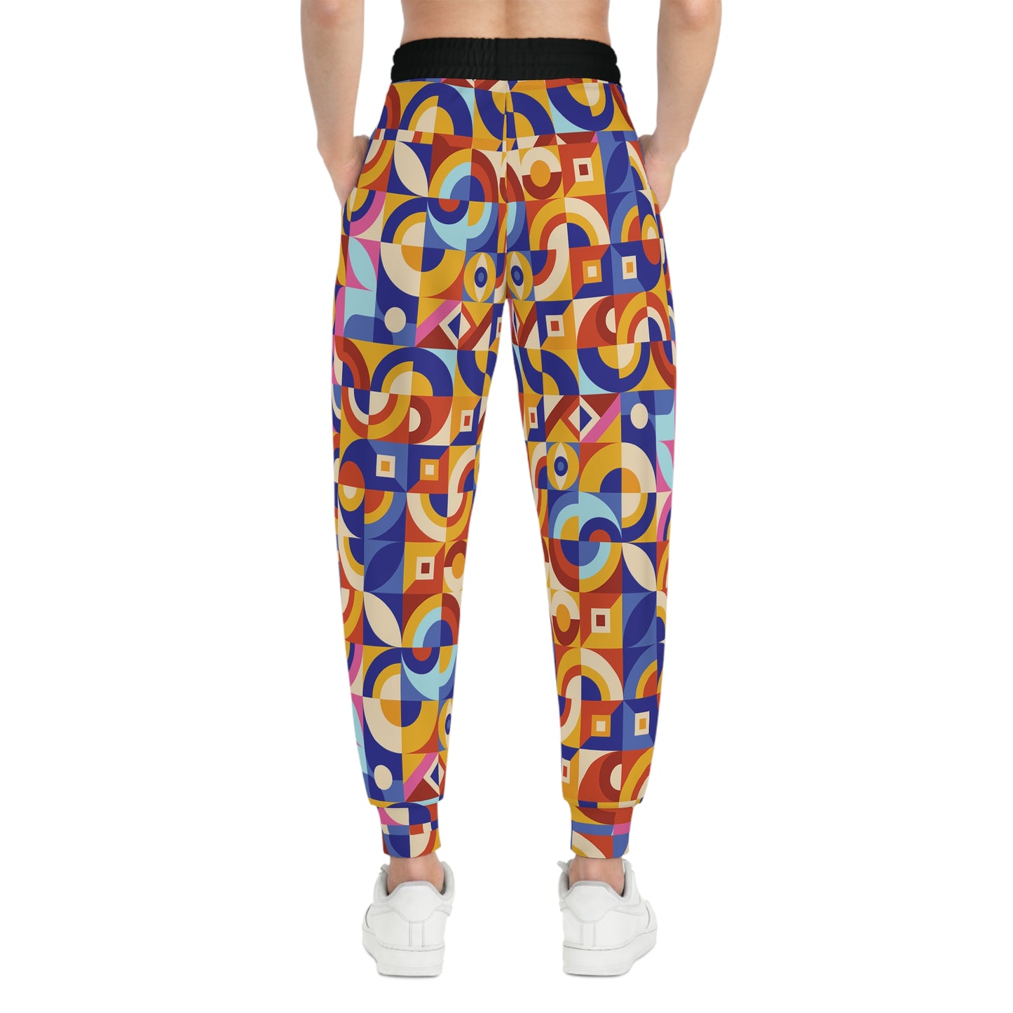 Bold Geometric pattern - Athletic Joggers (AOP)