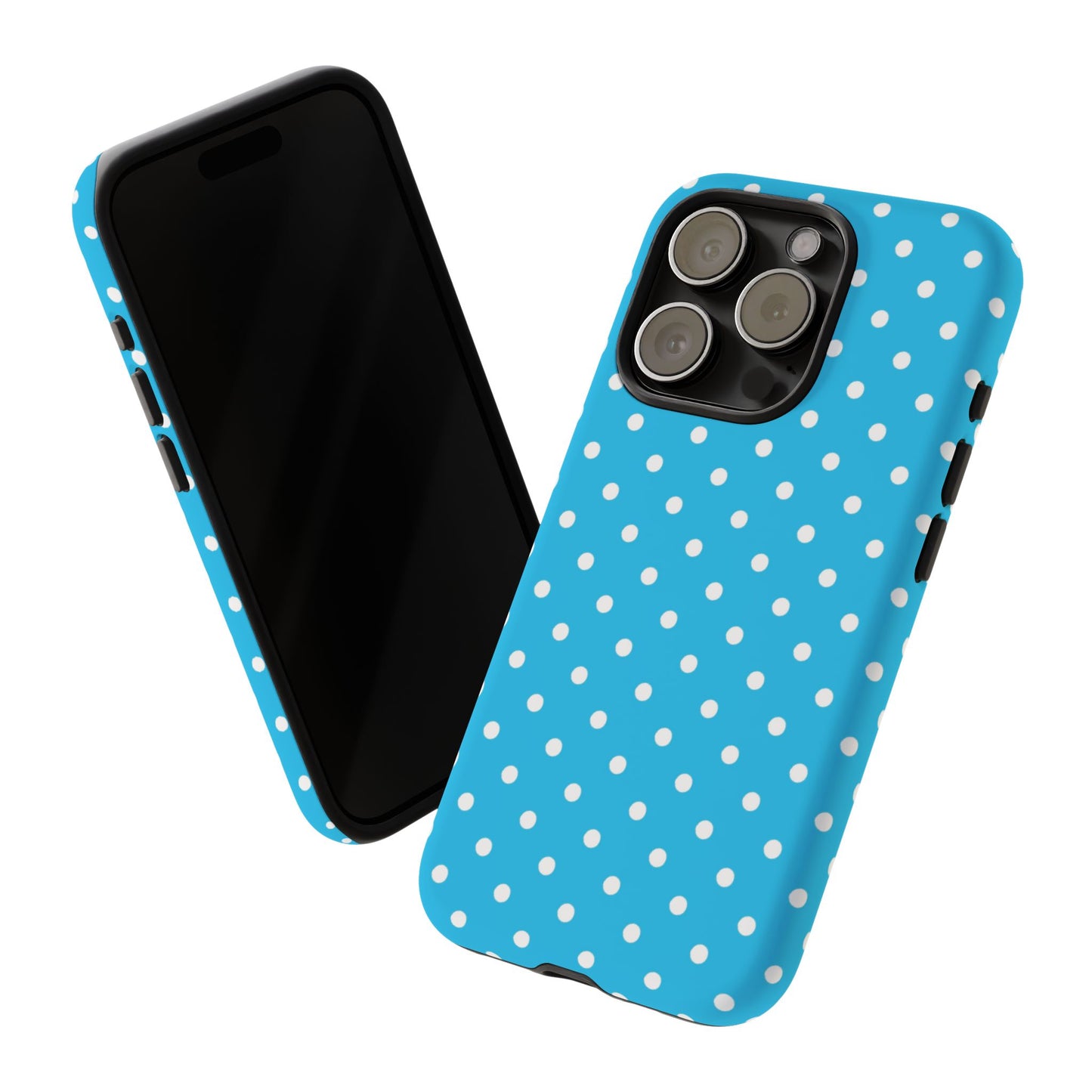 White dots on blue - Tough Cases