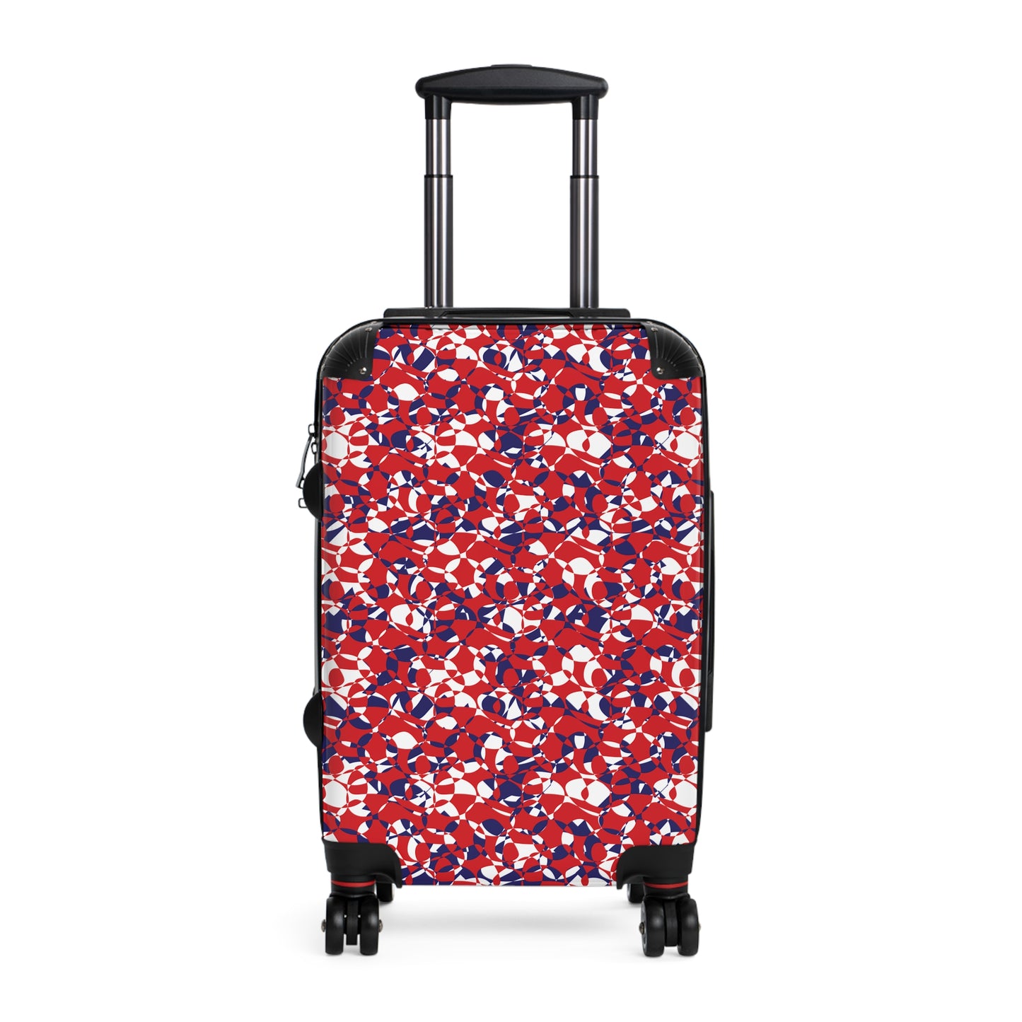 Scarlet Symphony gets together with Sapphire Swirl - White - Suitcases