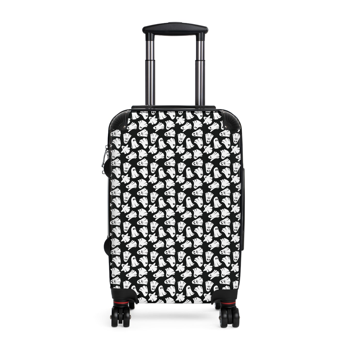 Boo - Ghosts - Halloween - Black 000000 - Suitcase