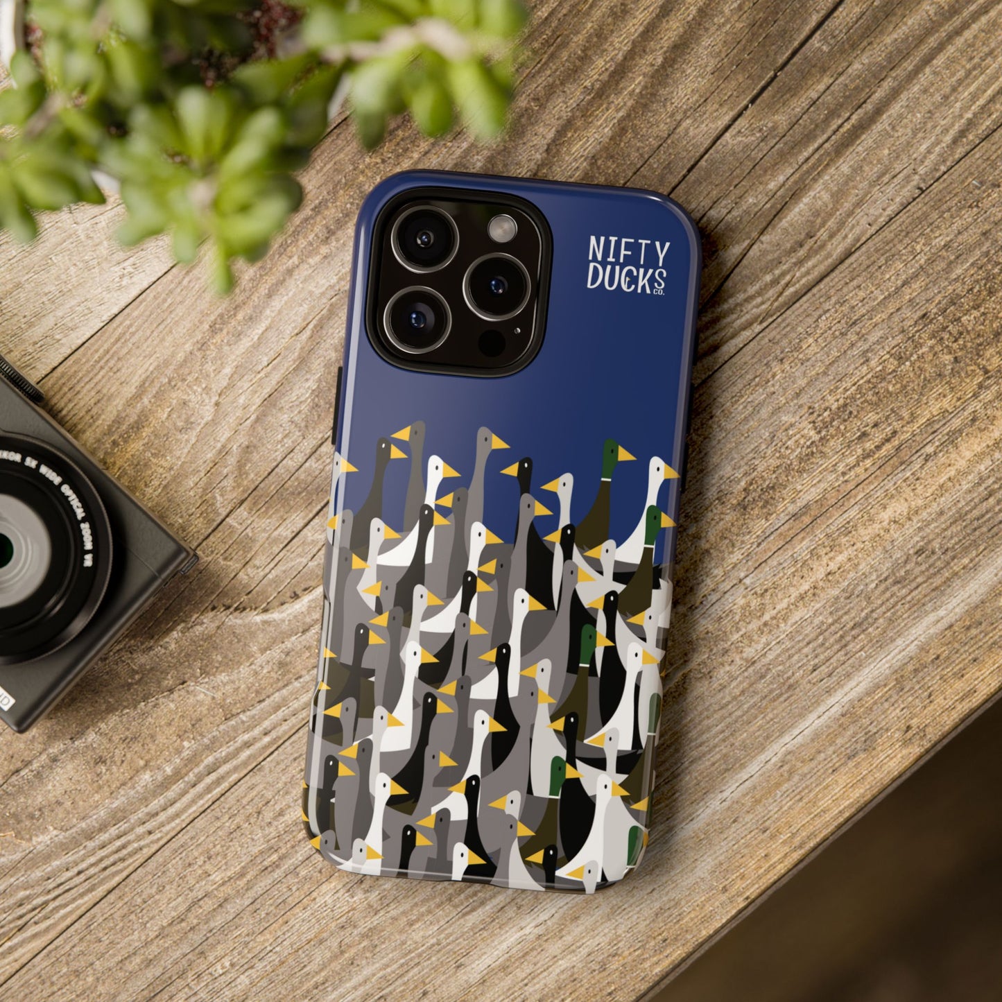 That is a LOT of ducks - Logo - Blue 003377 - Tough Cases