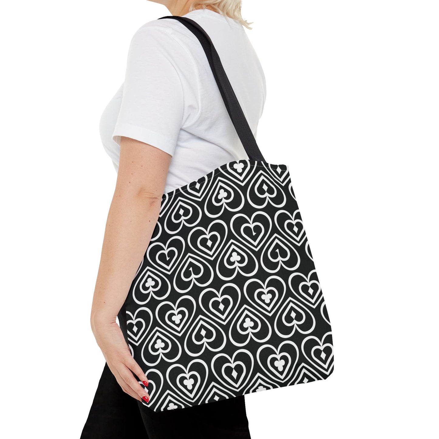 Ducks in the Deck - White - Black 000000 - Tote Bag