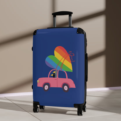 Ducks delivering a LOT of love - Blue - Pride - Suitcases