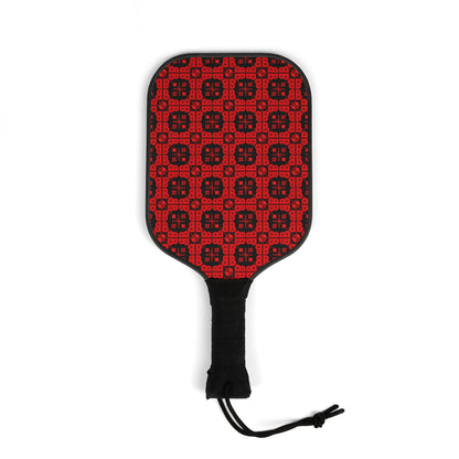 Letter Art - B - Red - Black 000000 - Pickleball Kit