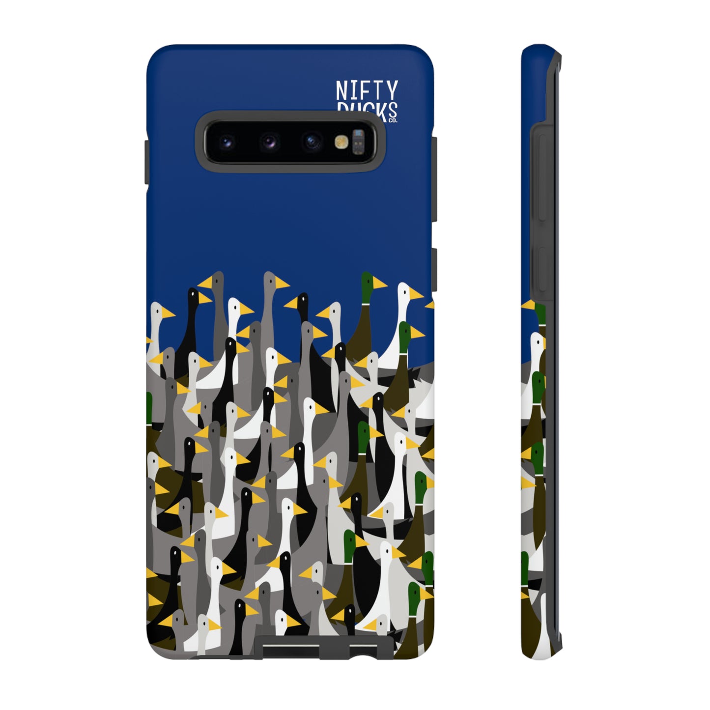 That is a LOT of ducks - Logo - Blue 003377 - Tough Cases