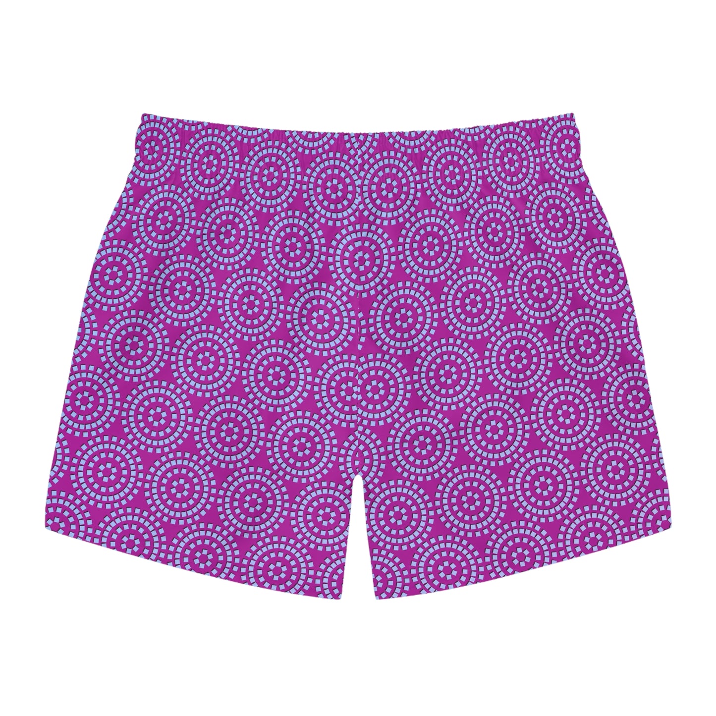 Circles and More Circles - Purple - Swim Trunks