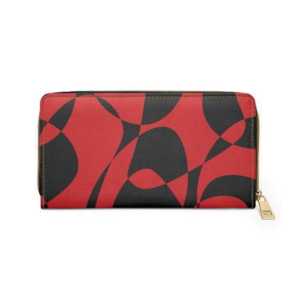 Scarlet Symphony - Black - Zipper Wallet