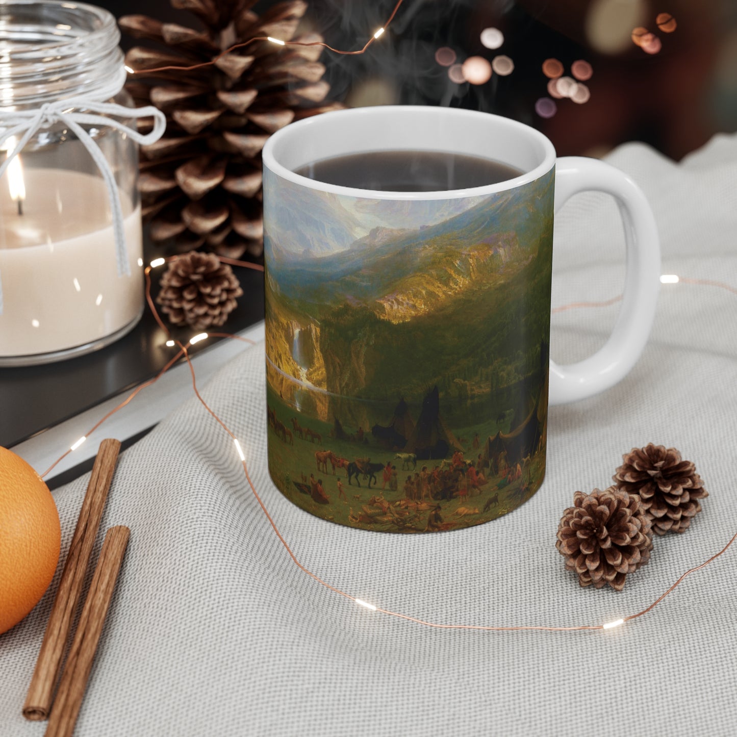 Albert Bierstadt - The Rocky Mountains - Lander's Peak - Mug 11oz