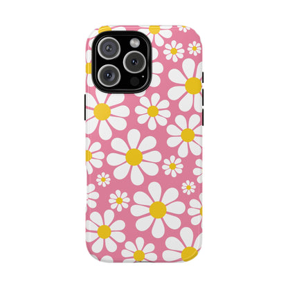 Daisies - Baby Doll Pink F88CAE- Tough Cases