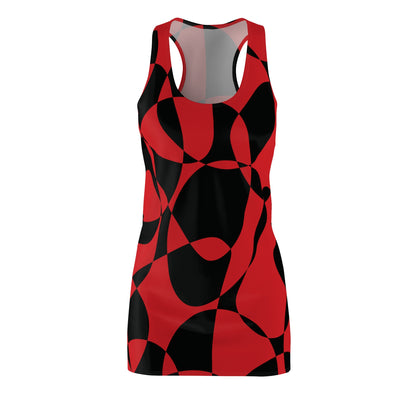 Scarlet Symphony - Women's Cut & Sew Racerback Dress