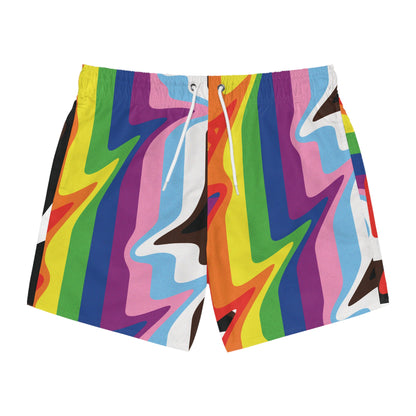 Pride2 - White ffffff - Swim Trunks