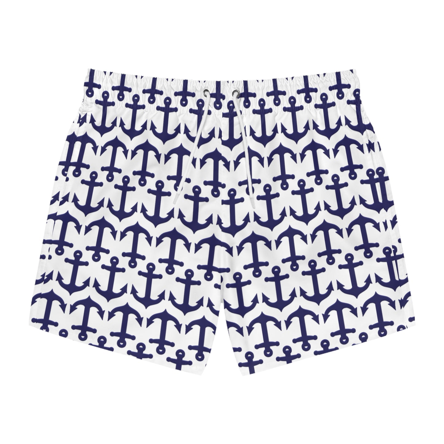 Anchors Aweigh - White ffffff - Swim Trunks