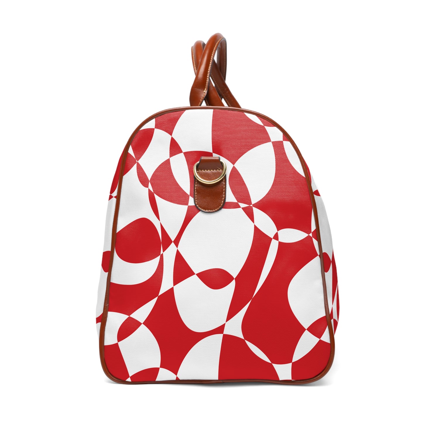 Scarlet Symphony - White - Waterproof Travel Bag