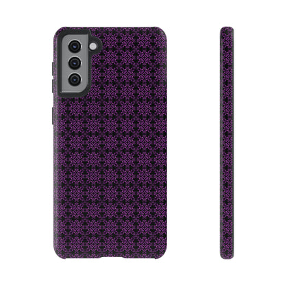 Vibrant Kaleidoscope - Purple - Black - Tough Cases