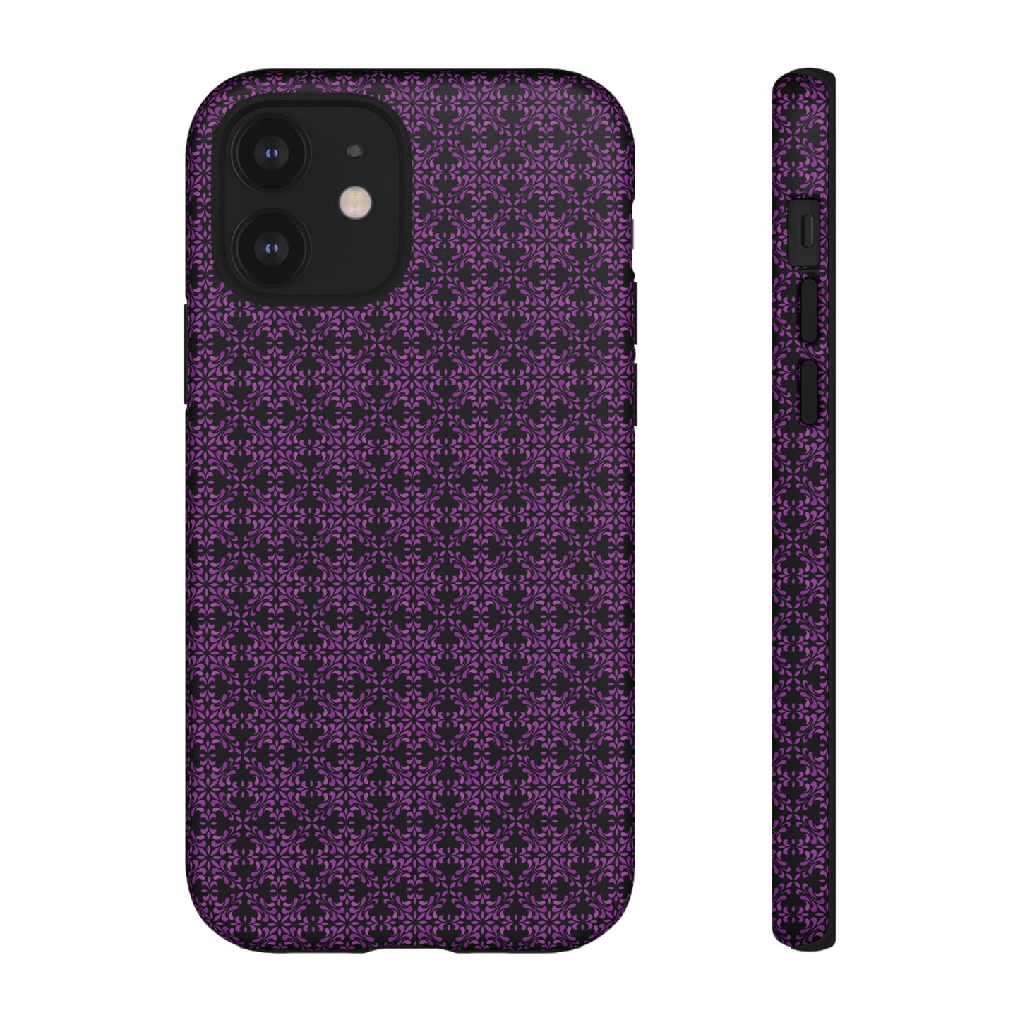 Vibrant Kaleidoscope - Purple - Black - Tough Cases