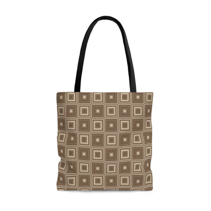 Vanilla - Boy Red Squares - Tote Bag