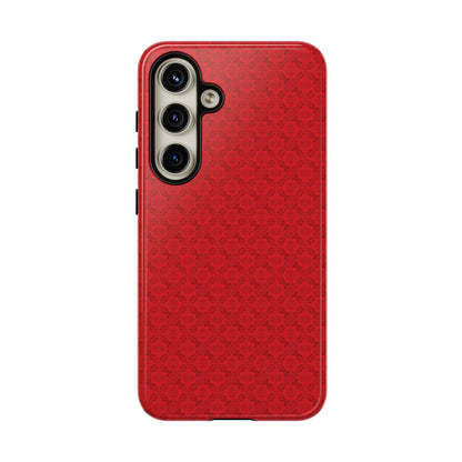 Vibrant Kaleidoscope - Red - Scarlet - Tough Cases