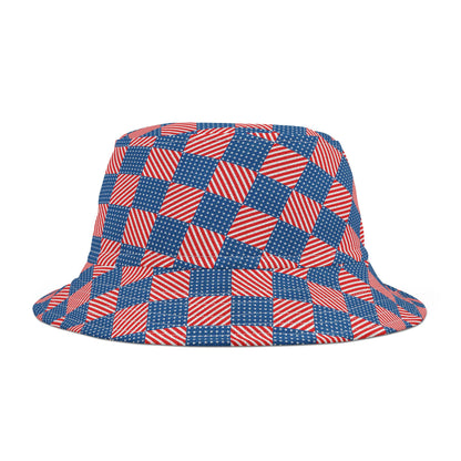 Stars and Stripes - Oil Paint Texture - Bucket Hat (AOP)