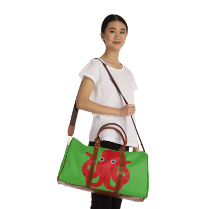 BIG Octopus - Bright Apple Green 56BD00 - Waterproof Travel Bag