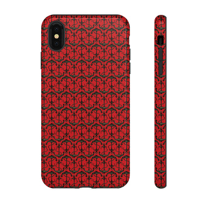 Anchors Away - Black Gray - Scarlet de0000 - Tough Cases