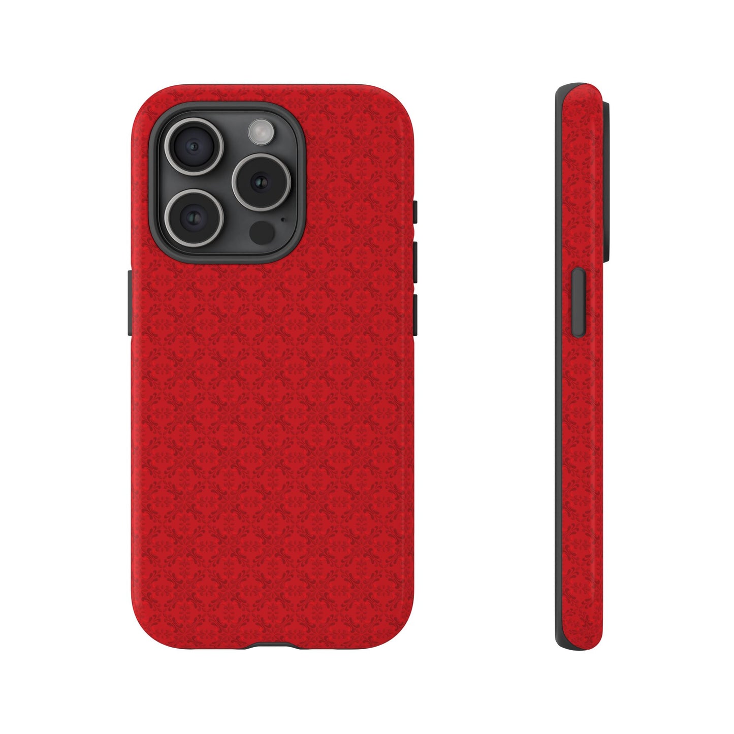 Vibrant Kaleidoscope - Red - Scarlet - Tough Cases