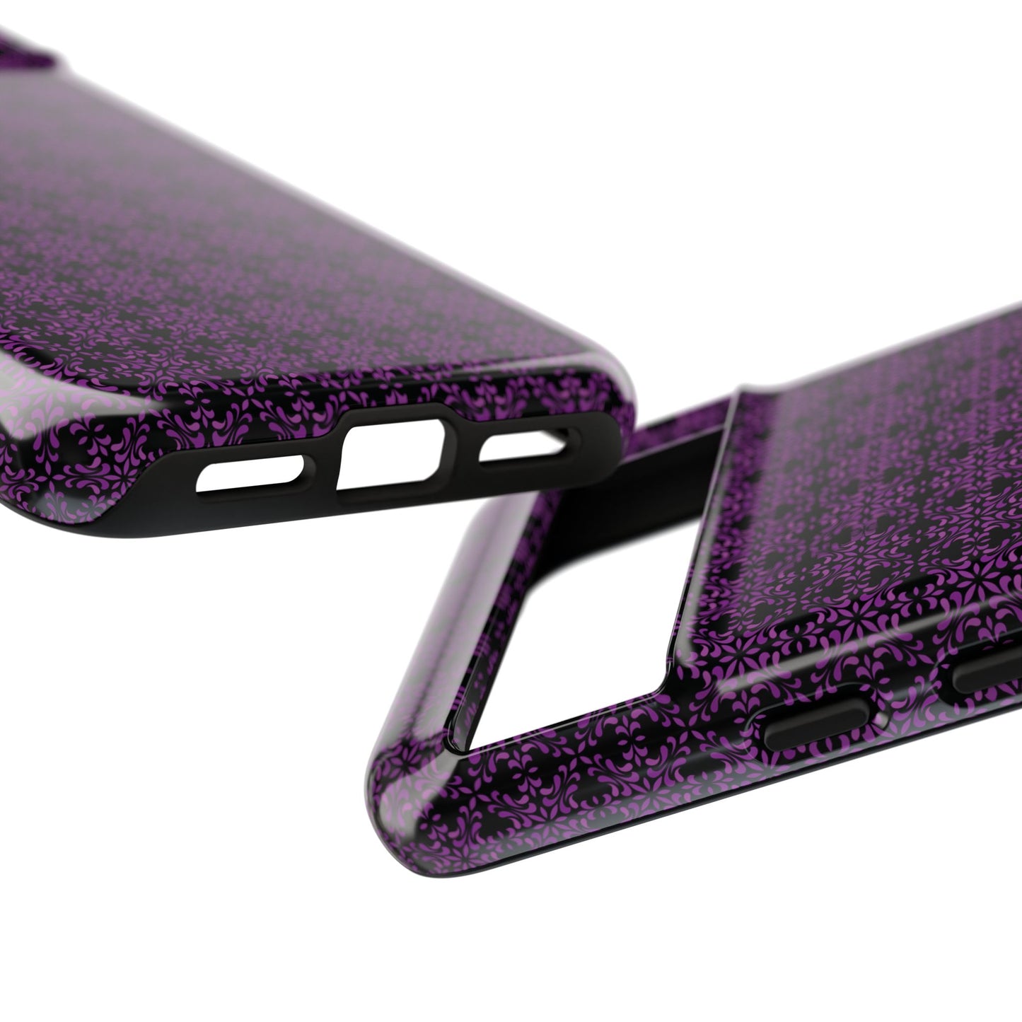 Vibrant Kaleidoscope - Purple - Black - Tough Cases