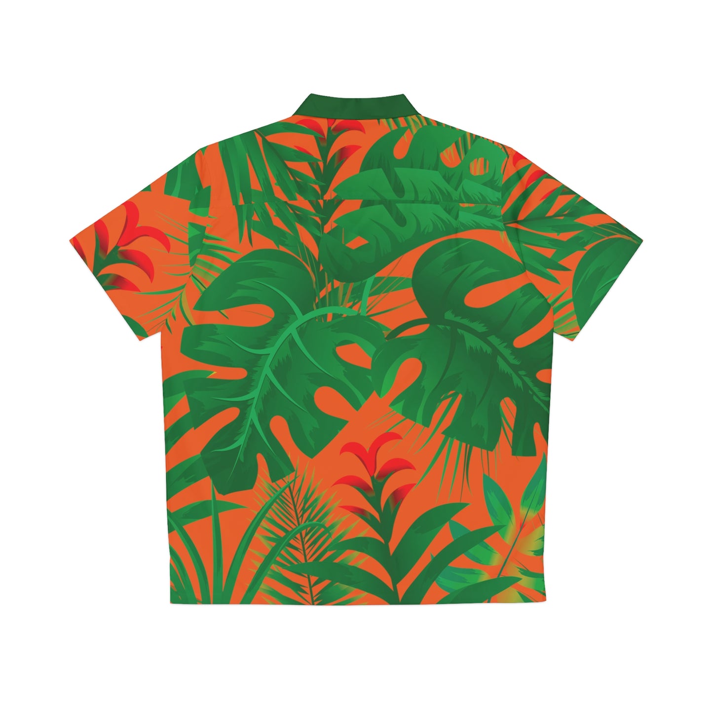 Tropical Hideaway - Pumpkin f16220 - Men's Hawaiian Shirt