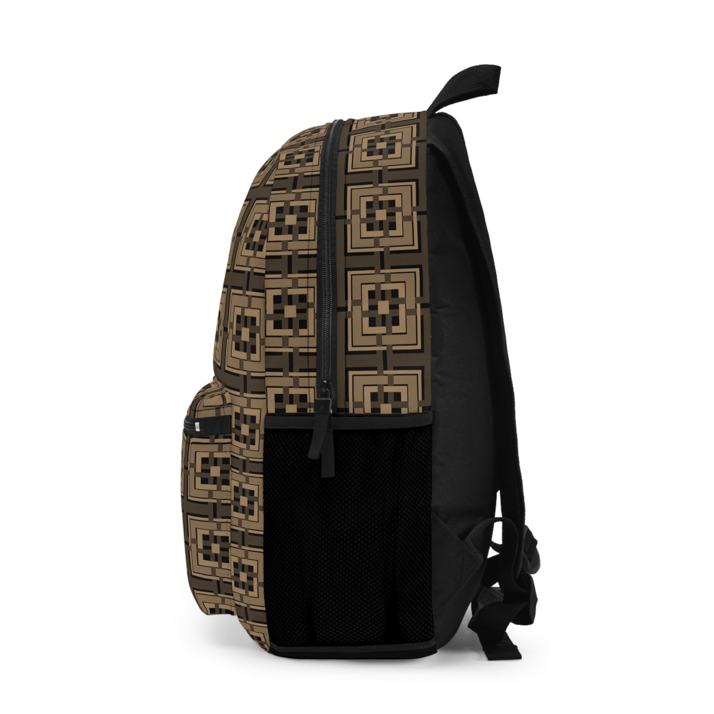 Intersecting Squares - Brown - Backpack