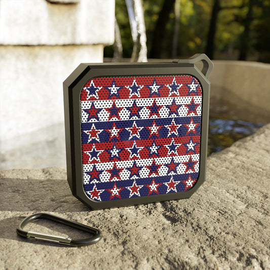 Red White and Blue Stars - Stripes - Blackwater Outdoor Bluetooth Speaker