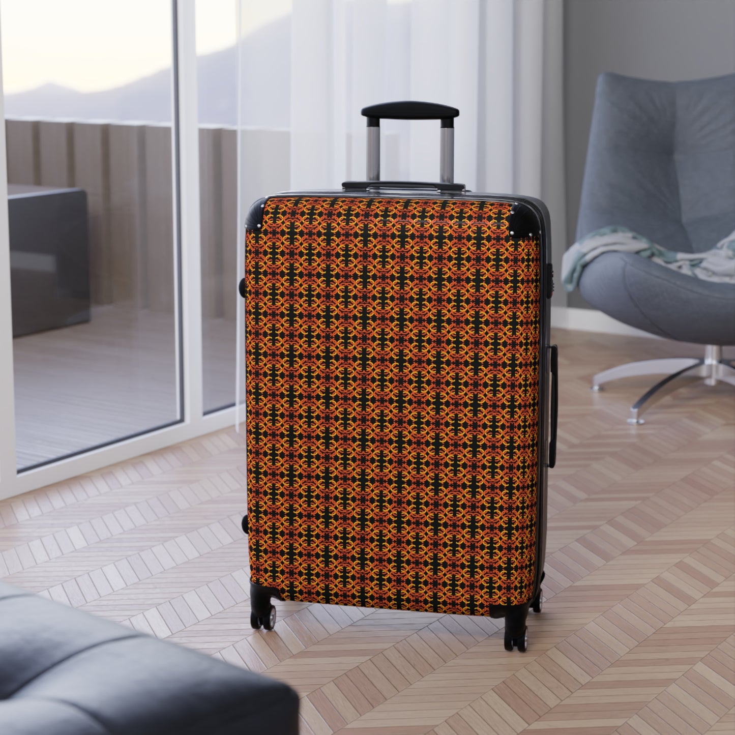 Letter Art - C - Black 000000 - Suitcase