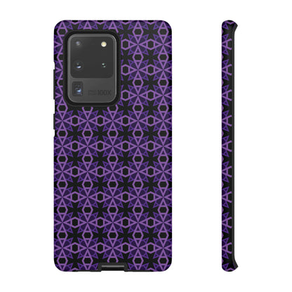 Letter Art - A - Purple - Black 000000 - Tough Cases