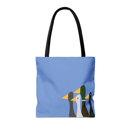 Nifty Ducks Co. Logo2 - Fennel Flower 74a6ff - Tote Bag