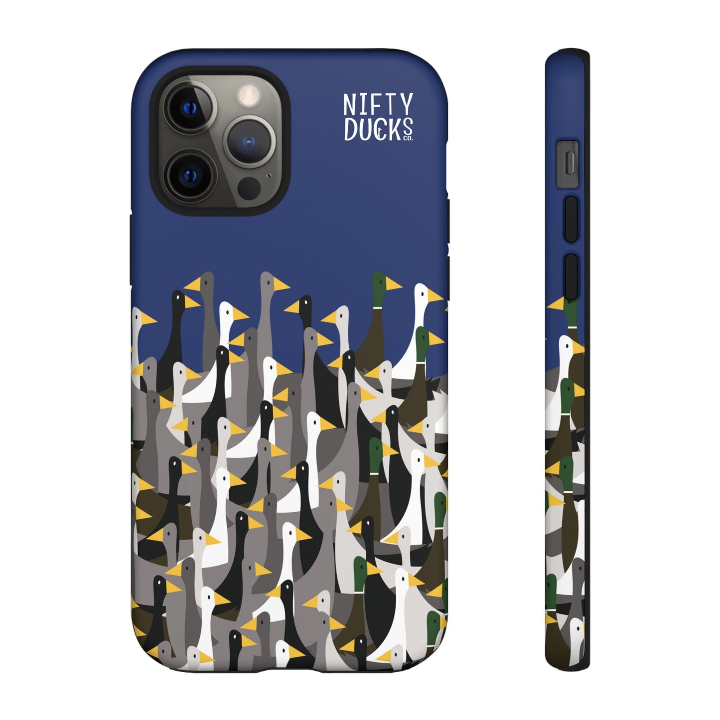 That is a LOT of ducks - Logo - Blue 003377 - Tough Cases