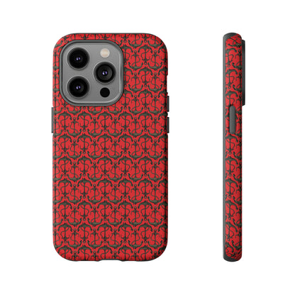 Anchors Away - Black Gray - Scarlet de0000 - Tough Cases