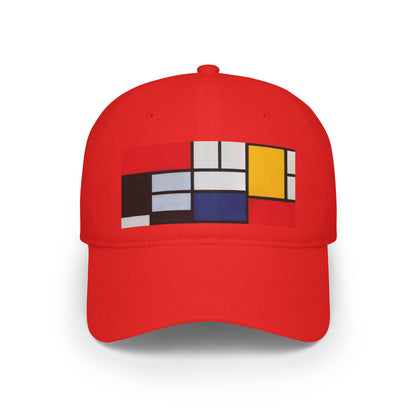 Piet Mondrian - Low Profile Baseball Cap