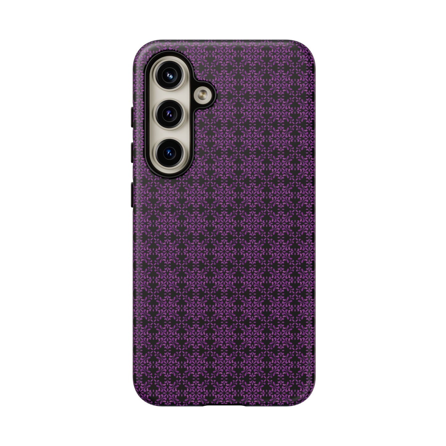 Vibrant Kaleidoscope - Purple - Black - Tough Cases