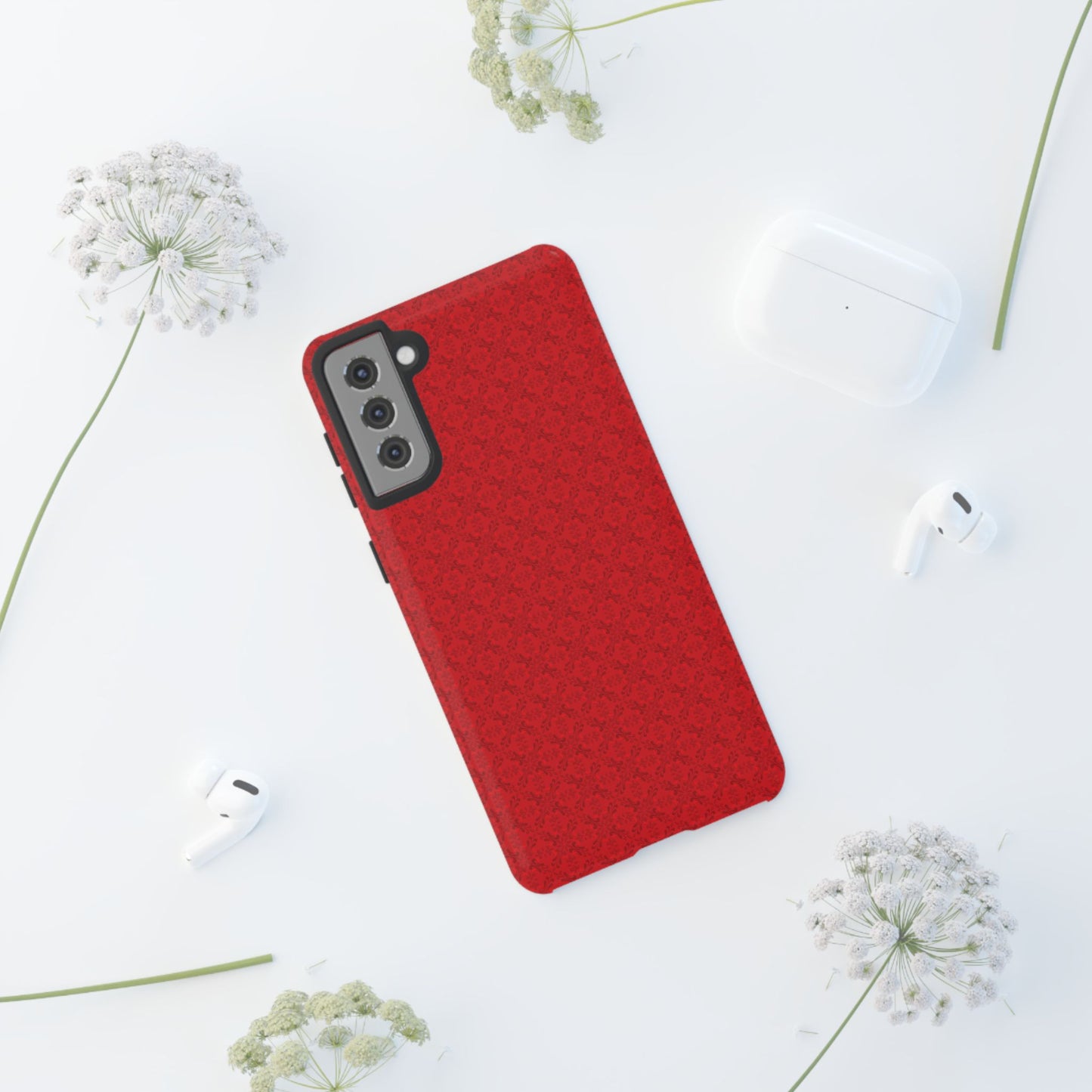 Vibrant Kaleidoscope - Red - Scarlet - Tough Cases