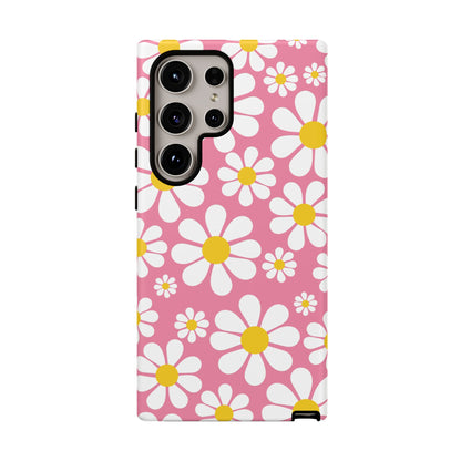 Daisies - Baby Doll Pink F88CAE- Tough Cases